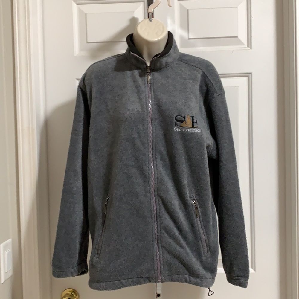 San Fransisco Zip Up  Fleece, size small